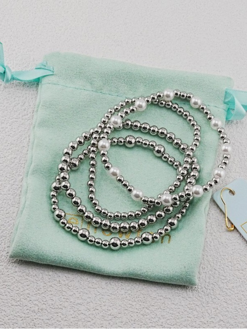 Enewton 4-Piece Silver Bracelet Set - Picture 3 of 4